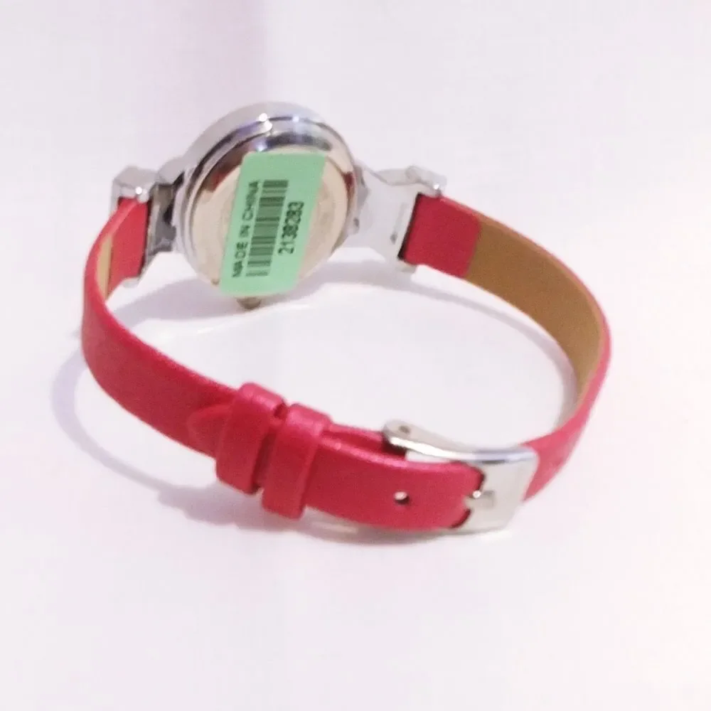STRADA Watch Austrian Crystal Pink Band